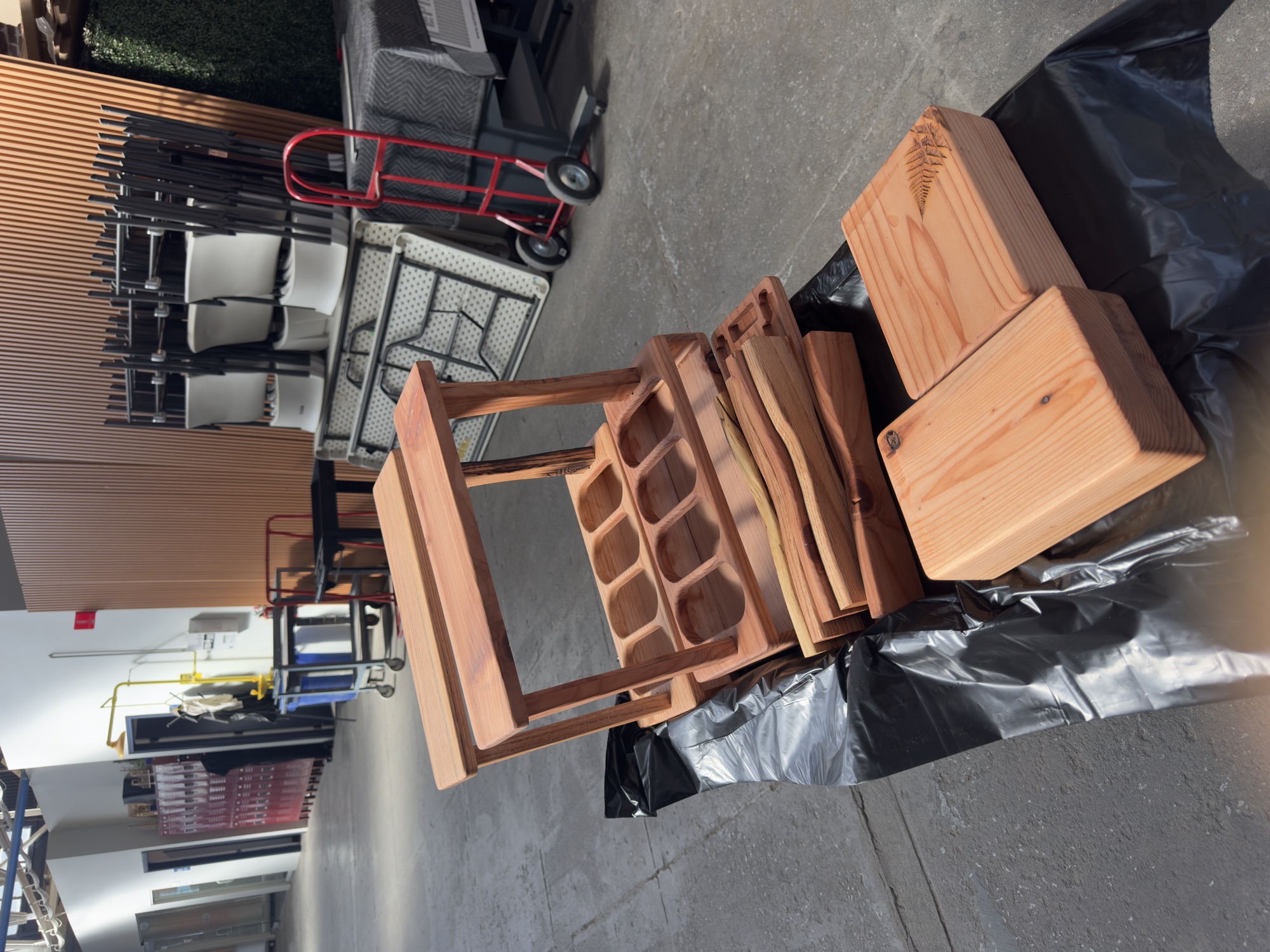 Aera frames in production on the workshop bench