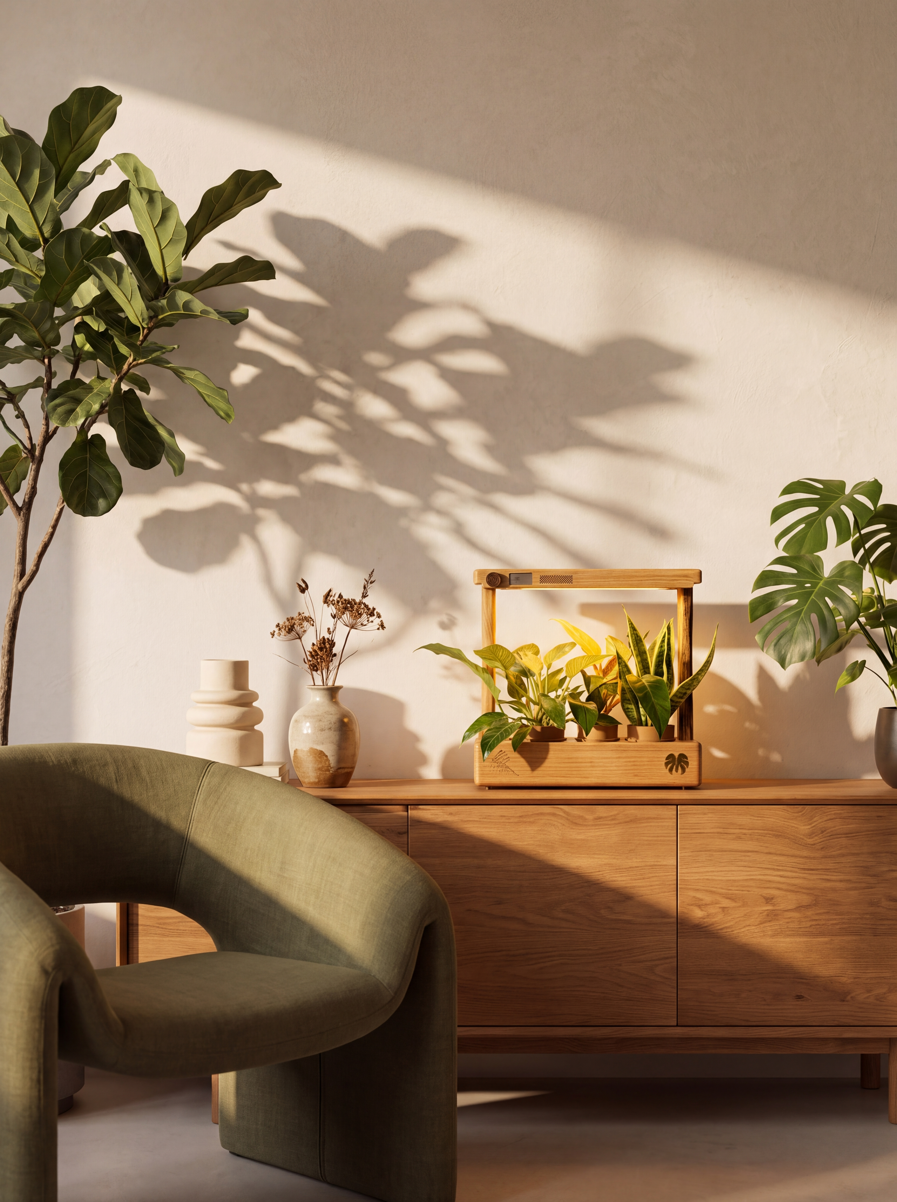 Aera in a living room daytime